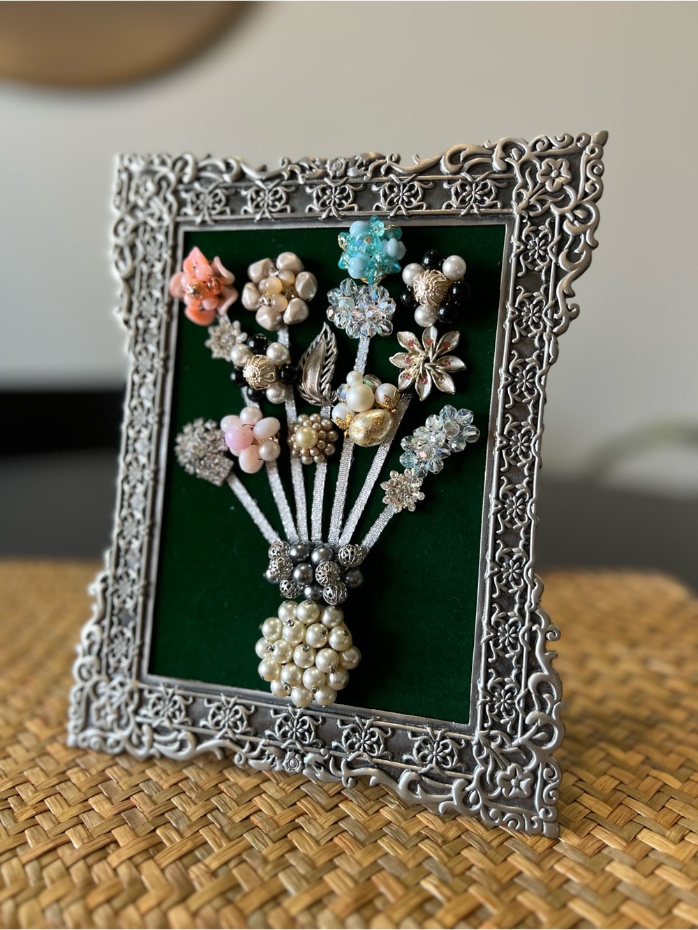 Upcycled Vintage Jewelry Art
